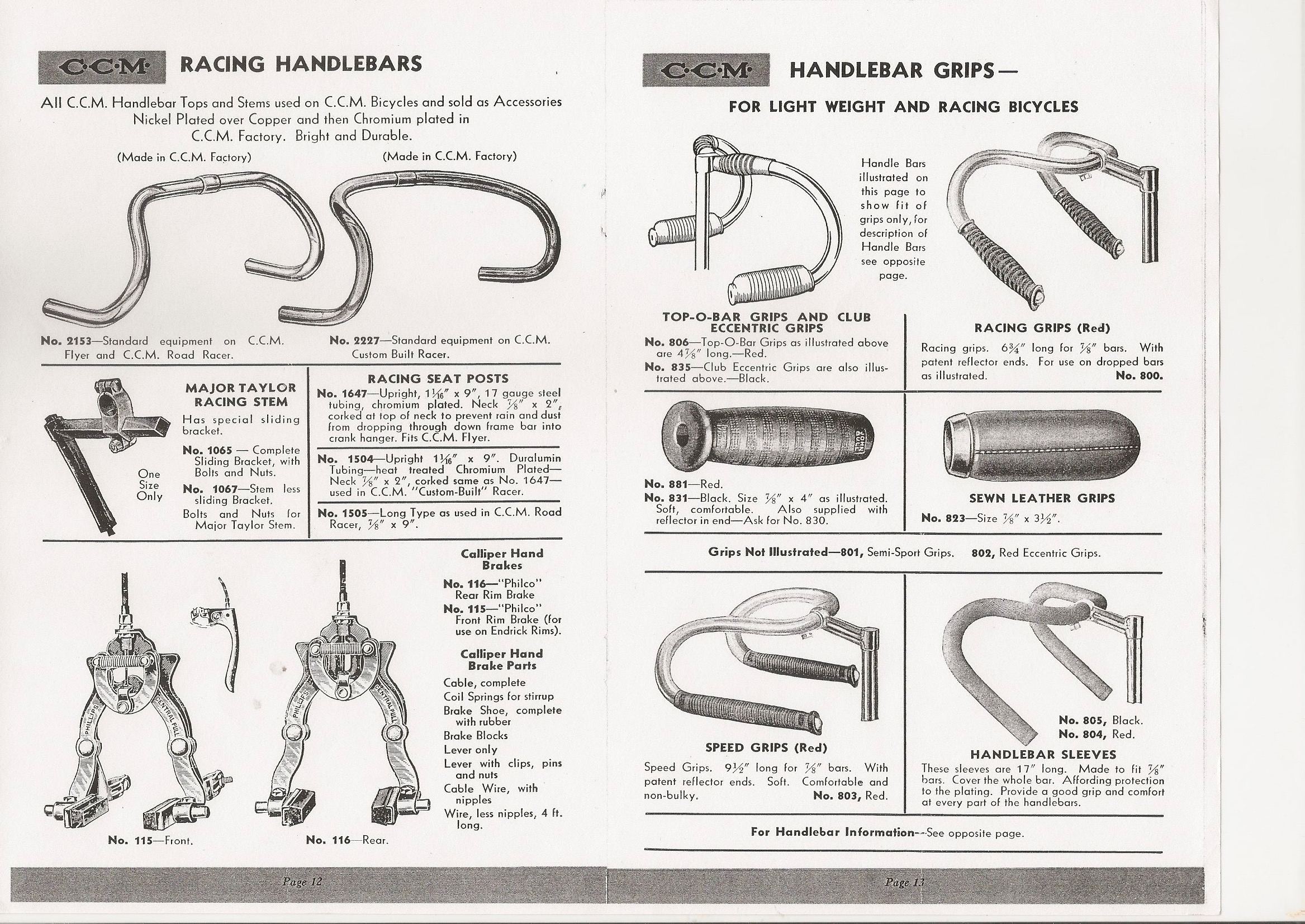 ccm bike parts